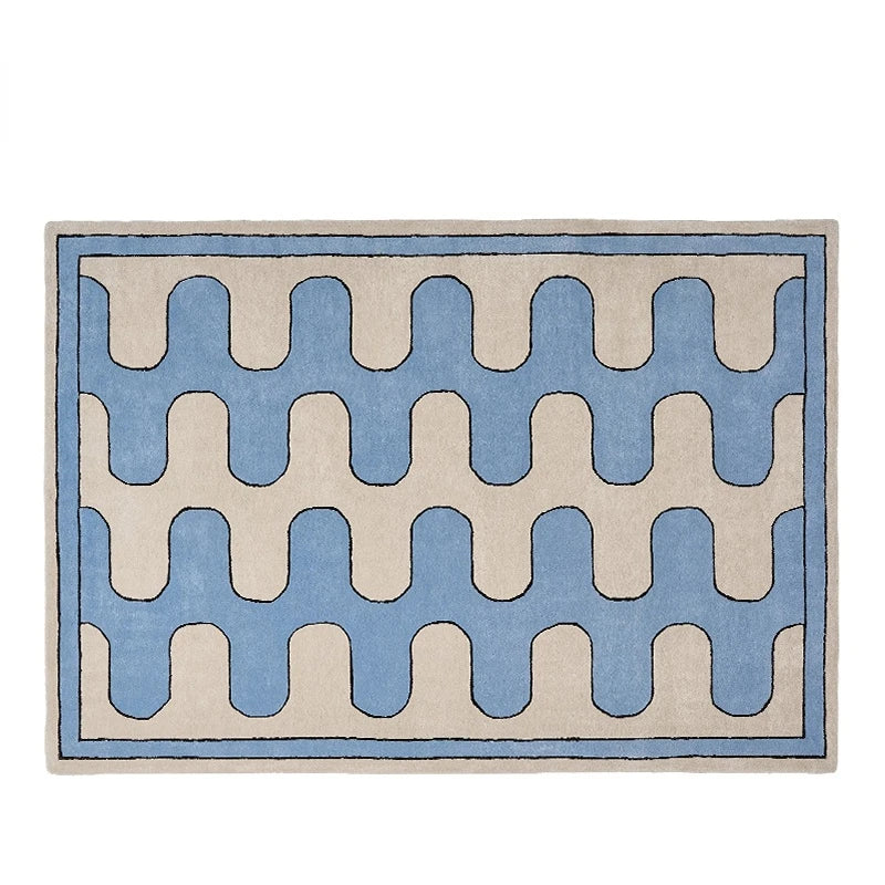 Tapete Moderno Motion Blue