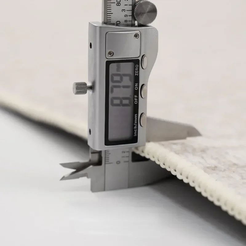 Tapete Aura Bicolor Retangular - Roxo com borda azul