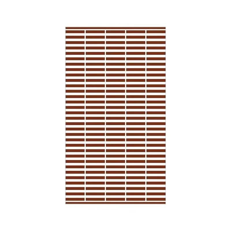 Tapete Retrô Listrado Marrom e Branco – Moderno e Antiderrapante