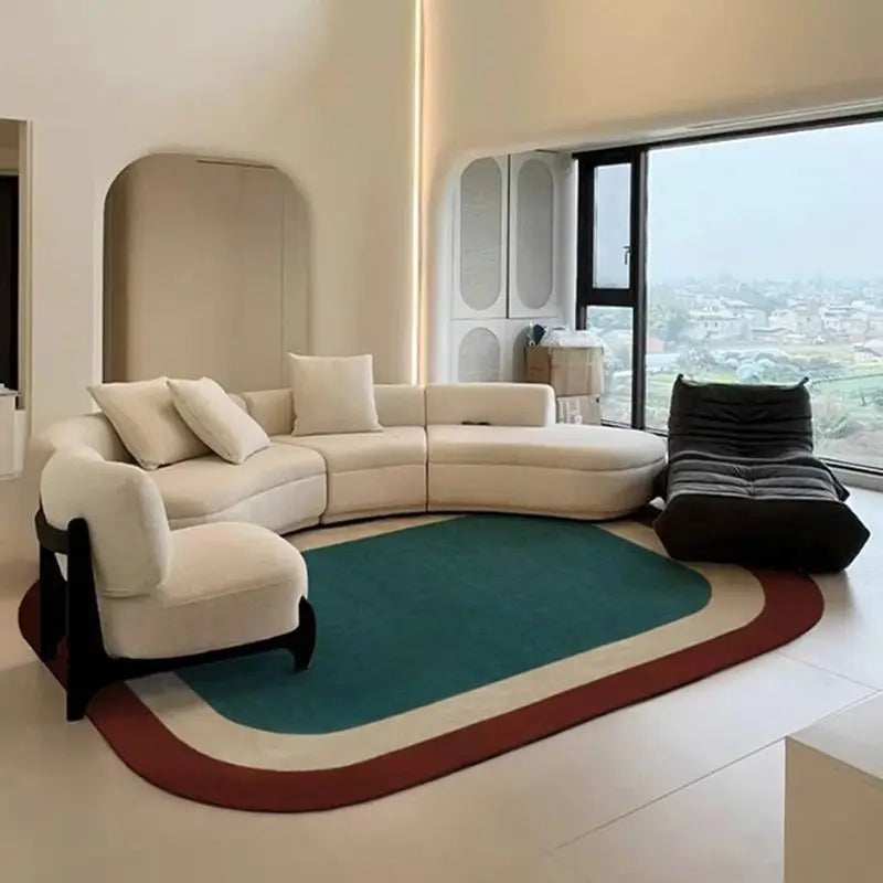 Tapete Nordico e Minimalista Retangular – Moderno, Macio e Lavável